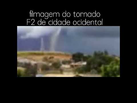 tornado de cidade ocidental #tornado #granizo # #tempestade #altatemperatura #chuvas