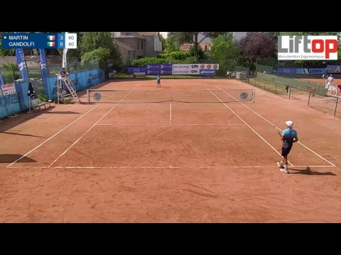 MARTIN Benjamin (FRA) VS GANDOLFI Giammarco (ITA) - Court 12