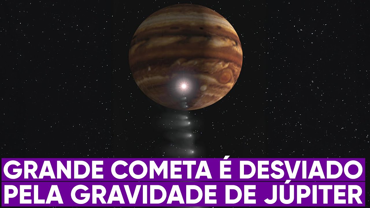 Telescópio grava Júpiter desviando cometa
