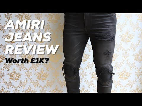 AMIRI Jeans Review - Tonal Denim MX1
