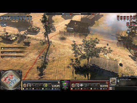 Epic Coh2 Game: [WPQ #2 Grand Final] Devm(Wehr) vs Theodosios(USF) [G3]
