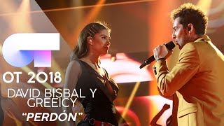 &quot;PERDÓN&quot; - DAVID BISBAL y GREEICY | GALA 8 | OT 2018