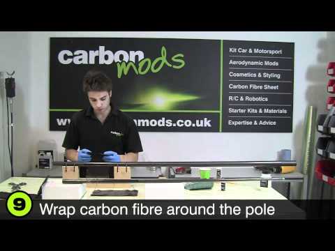 How to Repair a Broken Carbon Fibre (Fiber) Fishing Pole or Rod