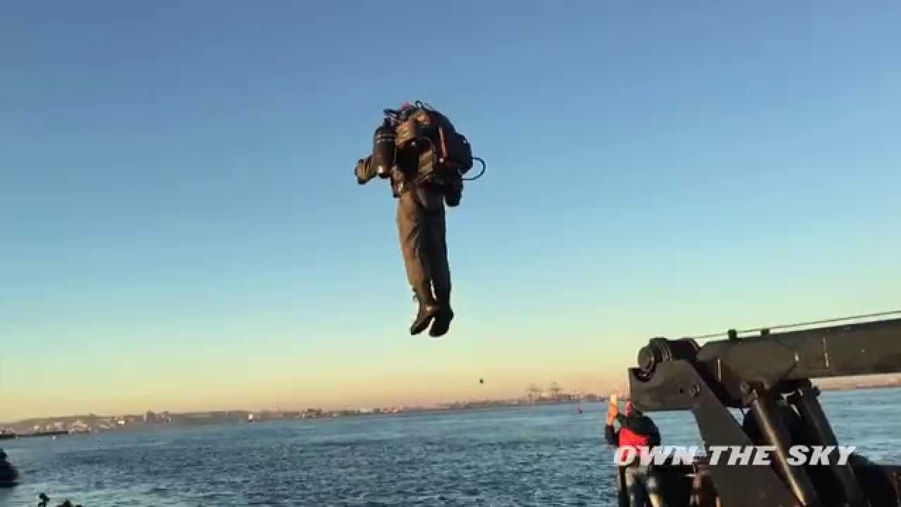 World's only JetPack flies in New York - YouTube