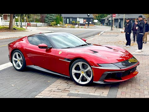 50 Ferraris Take Over Small Town For EPIC Fall Cruise!!