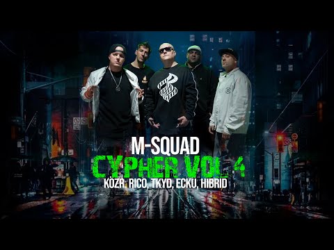 M-Squad - Cypher 4. (közr. Rico, Tkyd, Eckü, Hibrid) [Videóklip]