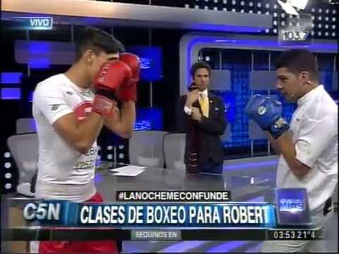 C5N - NOCHES MIAS: CLASES DE BOXEO CON TOMAS REYNOSO