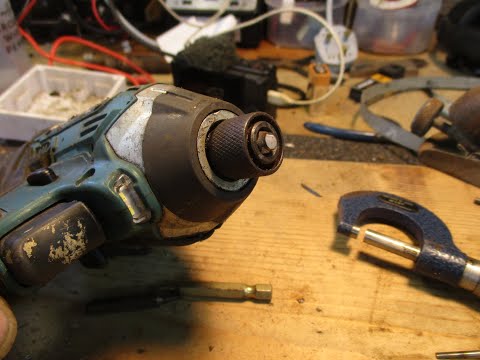 How to extract a broken bit from a Makita impact driver