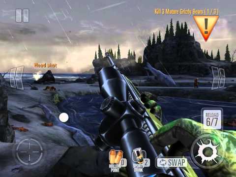 Deer Hunter app-  Grizzly bear master