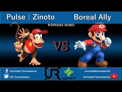Southern Ohio Smash  WINNERS SEMIS - Pulse | Zinoto (Diddy Kong) vs Boreal Ally (Mario)