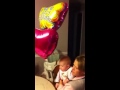 James Marc In A Fight With The Birthday Balloons