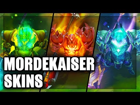 All Mordekaiser Skins Final Update Rework 2019 (League of Legends)
