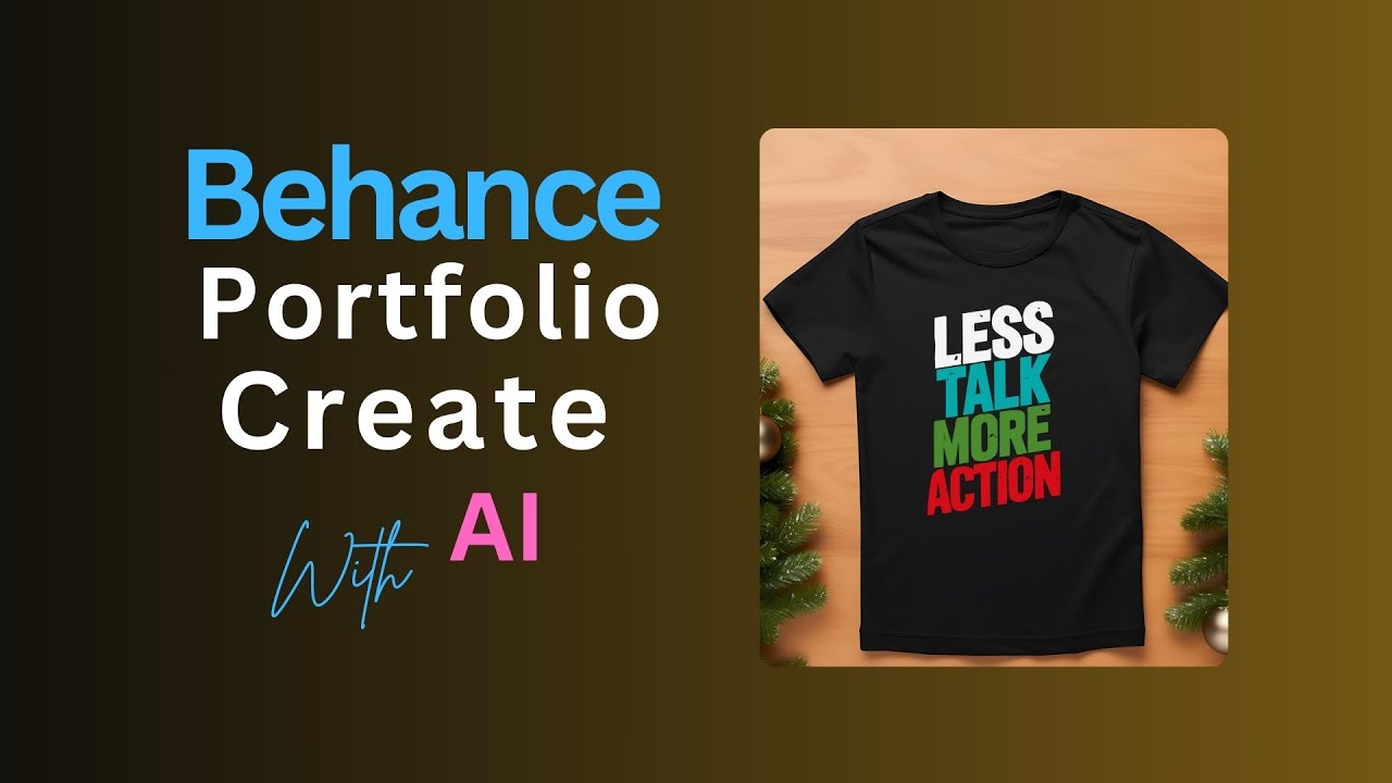 Behance Portfolio Create With AI 😍