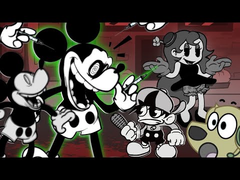 MICKEY GOES INSANE!! Friday Night Funkin WEDNESDAY'S INFIDELITY... FNF Mods 122