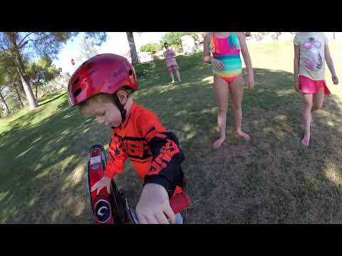 Ryder's first ride on the Oset 16