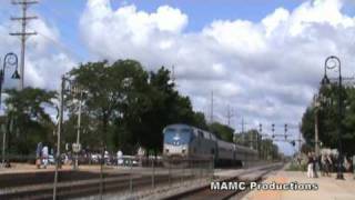 preview picture of video 'Railfanning Downers Grove, IL on the Chicago Sub 7/18 Part 1  LOTS OF ACTION!'