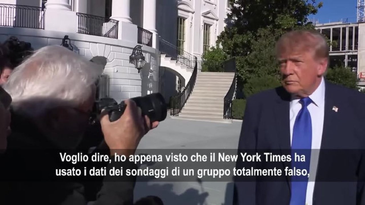 Trump contro il New York Times: Usano dati di sondaggio falsi contro di me