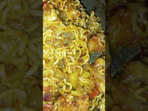 #spicy chicken and mageyappi #food #spicydishes 😋👌