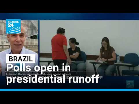 Polls open in Brazil presidential runoff