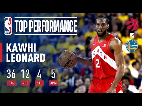 Kawhi Leonard Drops A Finals Career-High 36 Points In Game 4 | 2019 NBA Finals