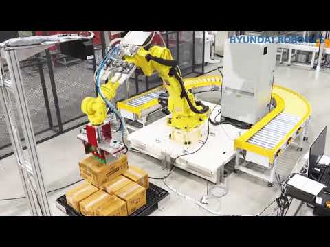 Robot ART | Hyundai Robotics YS140 | Smart Palletizing with 3D Vision Technology