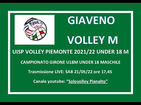 PIANALTO U18M - GIAVENO VOLLEY M _ UISP Piemonte Campionato 2021/22 Volley Under 18M