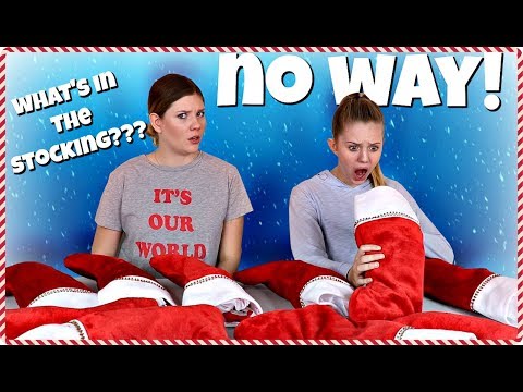 Don't Choose the Wrong Stocking | Holiday Challenge 2018 | Taylor and Vanessa