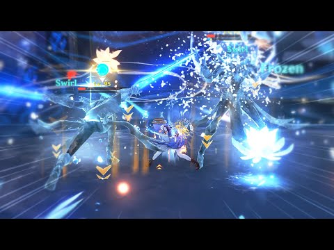 Ayaka Strongest Mono Cryo Team!?