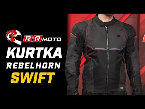REBELHORN SWIFT_trójwarstwowa kurtka motocyklowa z membraną In&Out i kompletem protektorów poziomu 2
