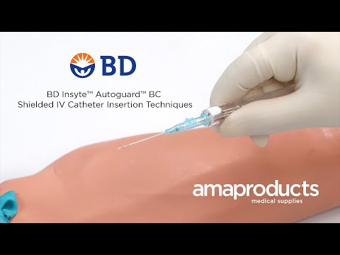 BD Insyte™ Autoguard™ BC Shielded IV Catheter Insertion Techniques