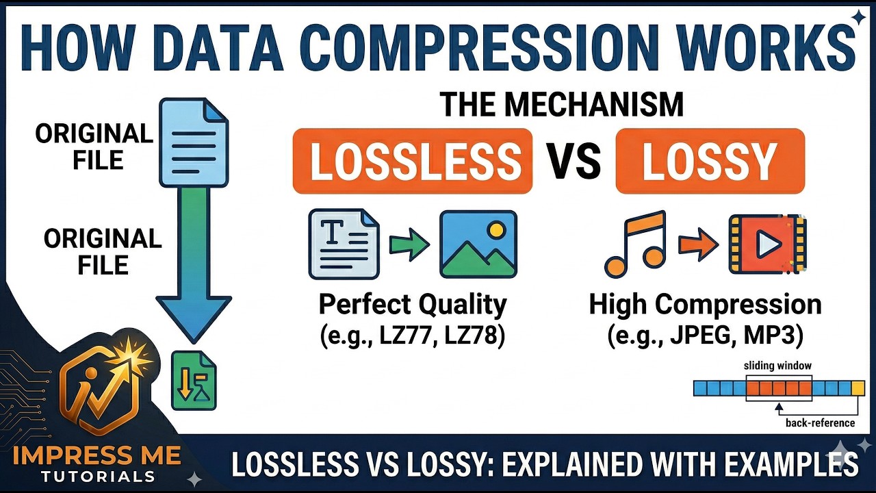 Lossless vs Lossy Compression Explained with Examples | Which one is better ?
