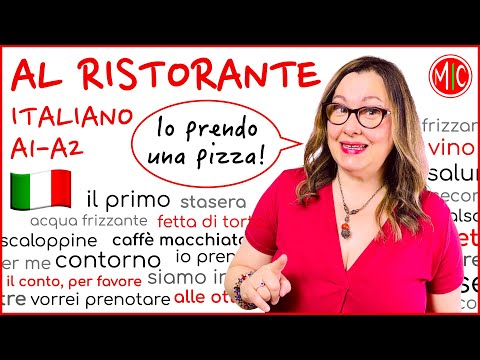 Al bar e al ristorante - Aprenda o vocabulário italiano A1/A2