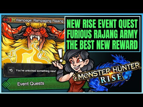 NEW INSANE RISE EVENT QUEST - 20 Rajang in ONE Hunt - Best New Reward - Guide - Monster Hunter Rise!