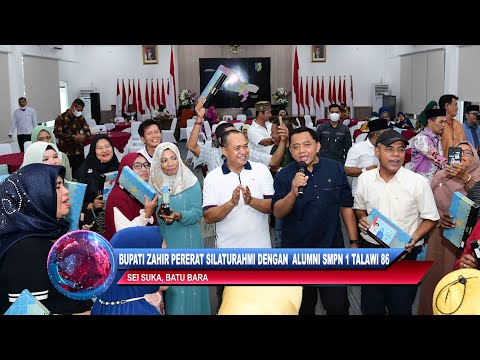 BUPATI ZAHIR PERERAT SILATURAHMI DENGAN ALUMNI SMPN 1 TALAWI 86