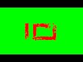 10 Second Timer Red Horor Cinematic Beep Green Screen