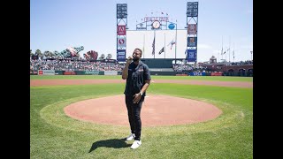 MLB: Justin Garner Performs "The Star-Spangled Banner" at Giants vs. Dodgers Game