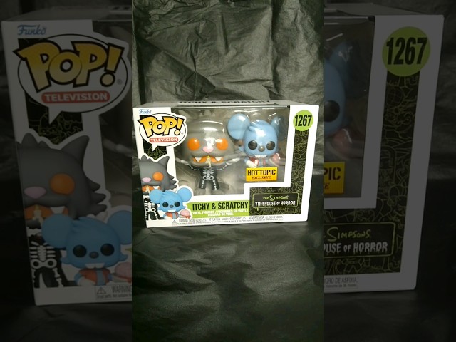 Vídeo relacionado con Funko Simpsons Treehouse of Horror Itchy and Scratchy Halloween 2 Pack Pop Exclusive 1267