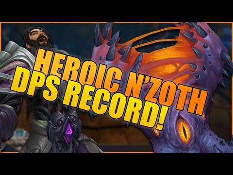 Heroic N'Zoth DPS Record (127k) - 481 iLvl Arms Warrior PvE (WoW BFA 8.3 Ny'alotha Raid)