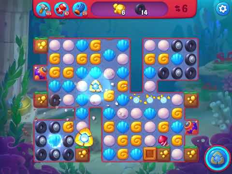 Fishdom Hard level 6586 no boosters フィッシュダム ハード [Friend's]