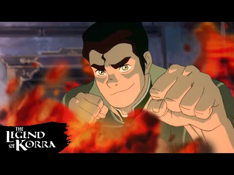Bolin's First Time Lavabending 🌋 Full Scene | The Legend of Korra