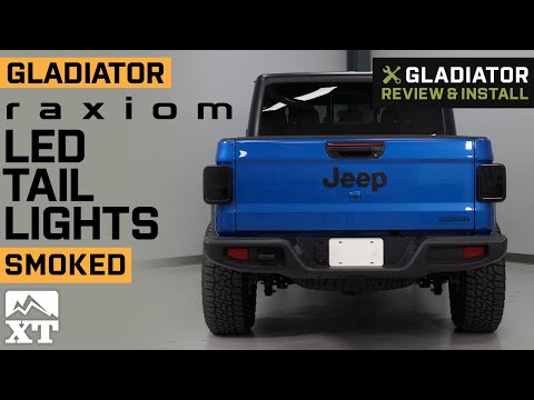 Jeep Gladiator JT Raxiom LED Tail Lights; Smoked Lens Review & Install