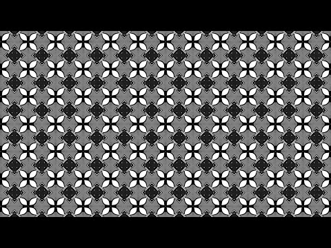 1 Hour Visual In Full HD / nr.298 / Black White Patterns VJ Stage Graphics