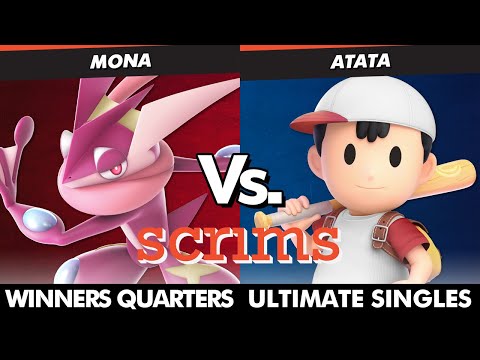 Scrims Showdown 38 Winners Quarters - Mona (Greninja) Vs. ATATA (Ness) SSBU Ultimate Tournament