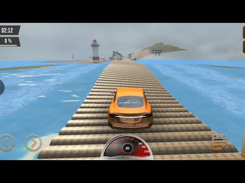 impossible loop bridge stunt track driving Android gameplay 2022 part#8
