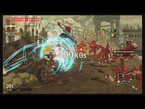 Princess Zelda Master Cycle Gameplay - Hyrule Warriors: Age of Calamity (DLC 1)