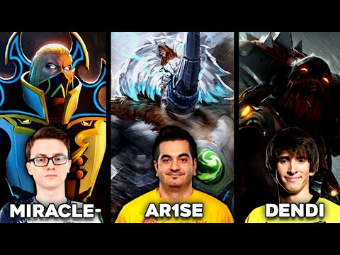 When Pro Players Play Their BEST Hero - Miracle Invoker, Ar1Se Magnus, Dendi Pudge