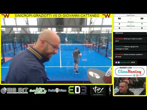 WE PADEL GALLARATE SINICROPI GRAZIOTTI VS DI GIOVANNI CATTANEO