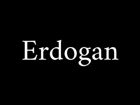 How to Pronounce Erdogan (Turkish Name)