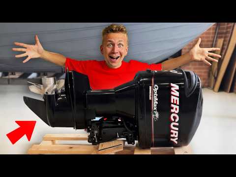 Nieuwe Motor Gekocht Voor De Zelfbouw Boot (en monteren)