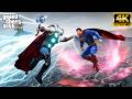 GTA 5 Superman VS Thor Epic Battle
